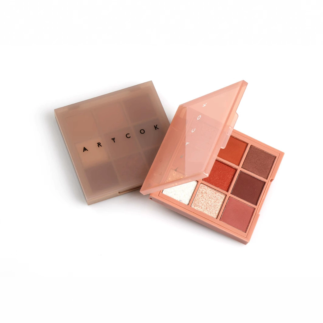 Палетка теней Art Cok Emperor Color Color Card Nine - многоцветные тени в диске, стразы