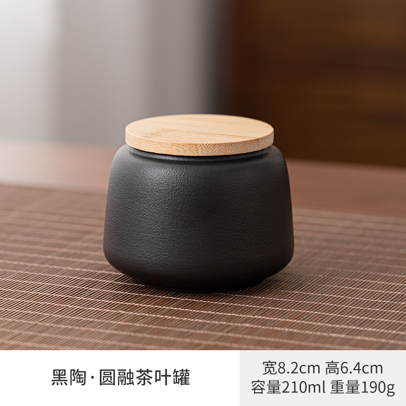 Cerámica negra esmaltada una olla cerámica doméstica cubierta taza de té taza de café taza de justicia taza cenicero lavado y filtrado de té