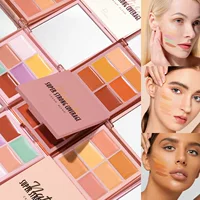 Cross-Border Beauty шестицветная пластина для консилера Pudaier, естественно, не картирует пудру восстанавливающий крем для оттенков Осветляющий консилер