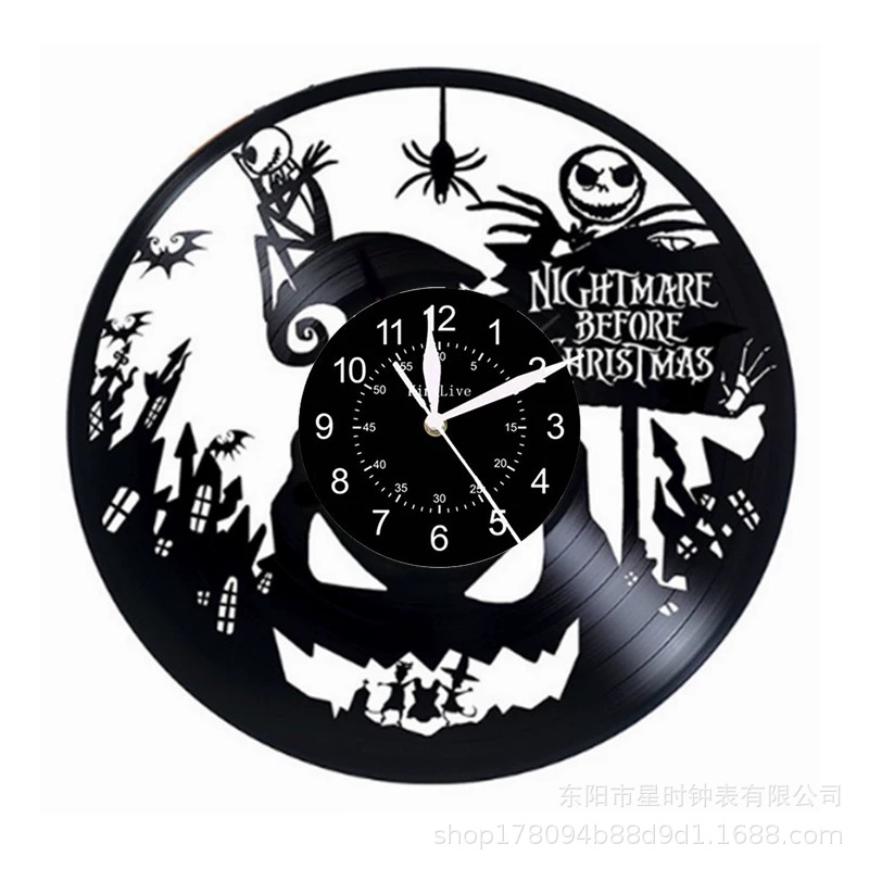 Reloj de pared grabado de vinilo personalizado Retro decoración de la sala de estar arte de pared reloj antiguo reloj de casa