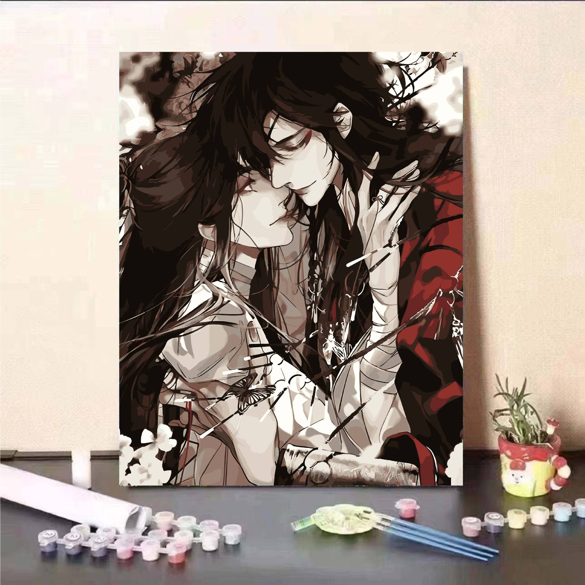 Ponies Paoli pintura al óleo digital DIY dibujos animados pintura al óleo para niños color relleno de pintura al óleo decoración