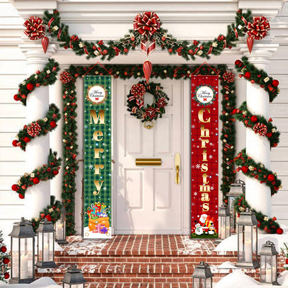Weihnachten Neue Weihnachten couplet hängen dekorationen partei liefert stoff Weihnachten dekoration couplet szene layout Weihnachten vorhang_voghion.com