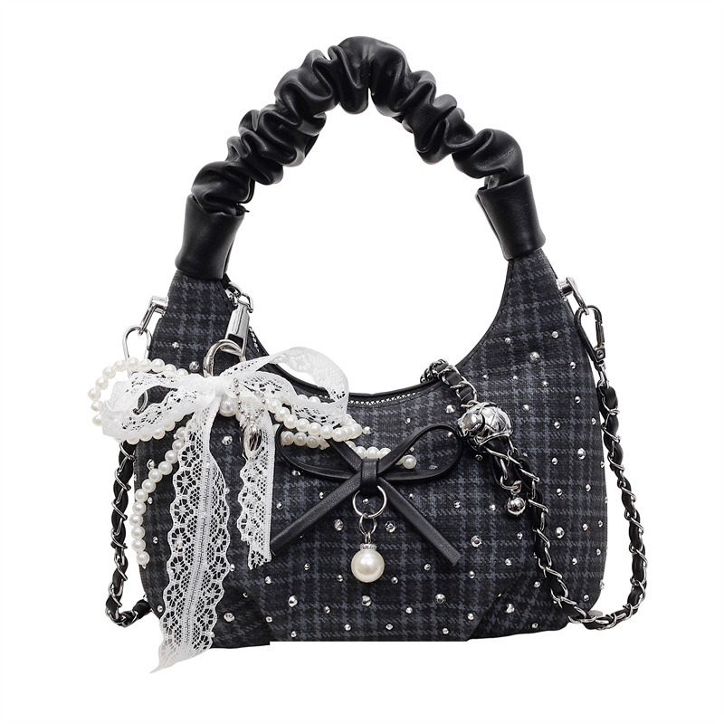 Nicho de diseño textural bolso mujer 2026 nuevo estilo de moda de verano simple bolso de hombro diario bolso brazalete image 8
