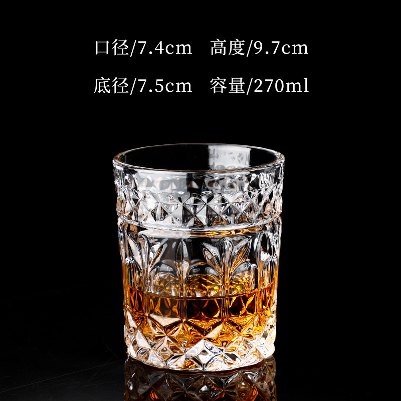 ヨーロッパ式水晶ガラスカップ家庭用洋杯ウイスキーカップセット創意大ビールカップ焼酎|undefined