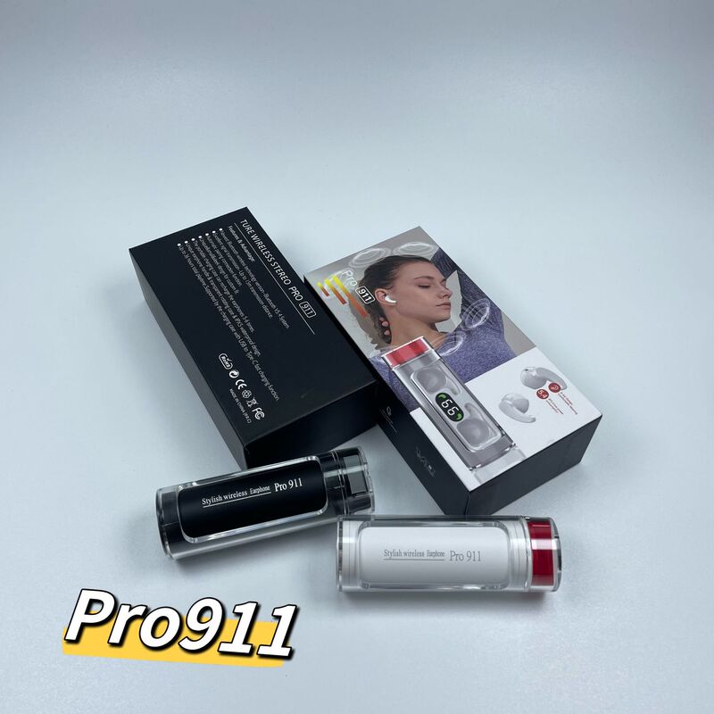 New rotating Pro911 Bluetooth headset private model binaural TWS headset breathing light sports in-ear earplugs New rotating Pro911 Bluetooth headset private model binaural TWS headset breathing light sports in-ear earplugs