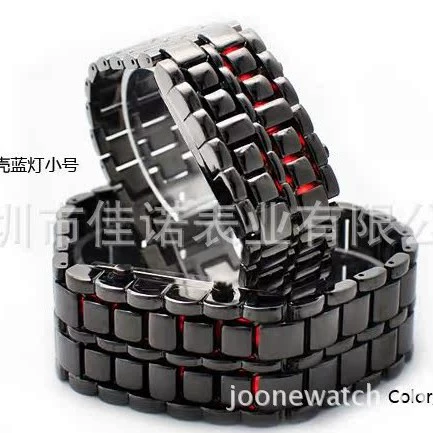 Специальная акция, оптовая продажа корейские LED-часы, креативные часы LED Langles Watch, модные лавовые LED-часы
