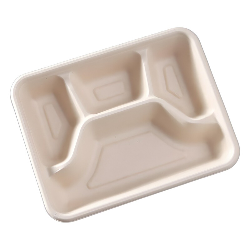 使い捨て分解可能な食堂の弁当箱の販売専用包装箱三格四格五格多格箱学校食堂|undefined