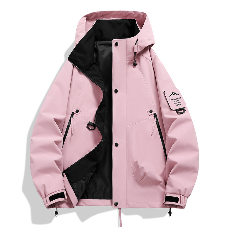 Giacca da ciclismo D99 con cerniera singola 8053, giacca da lavoro casual da uomo e da coppia, nuova collezione 2025_voghion.com