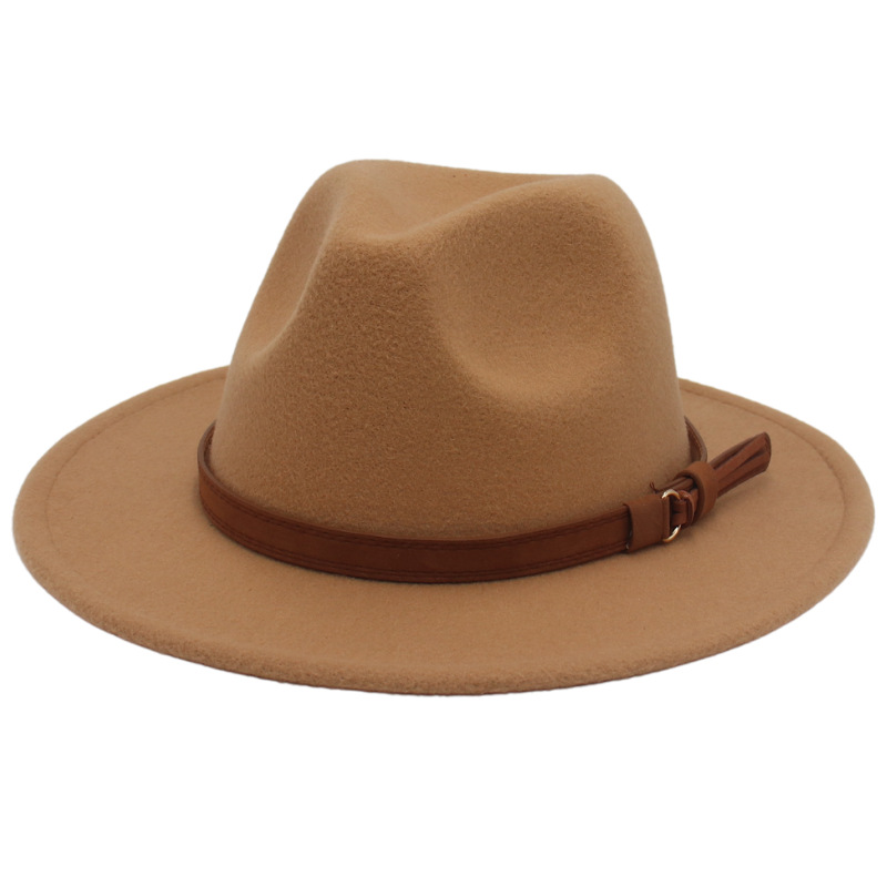 Unisex Fashion Solid Color Big Eaves Cloche Hat display picture 4