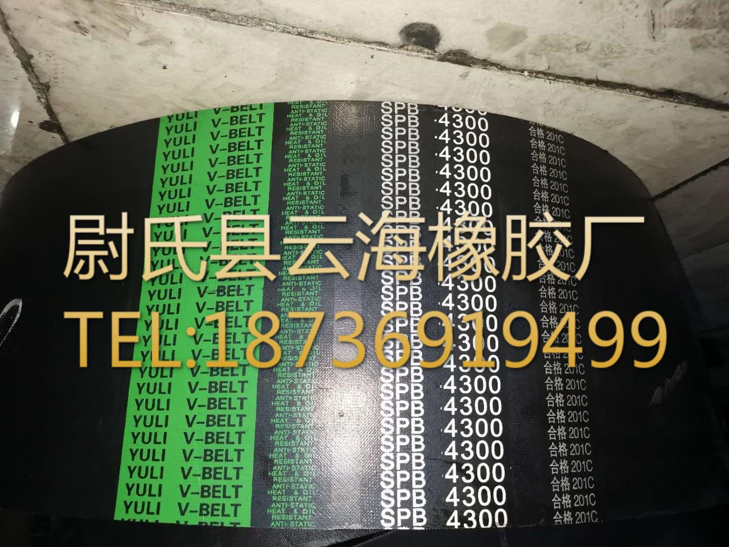 SPB联组-4300窄V联组带 SPB联组三角带  机械设备用窄V联组三角带