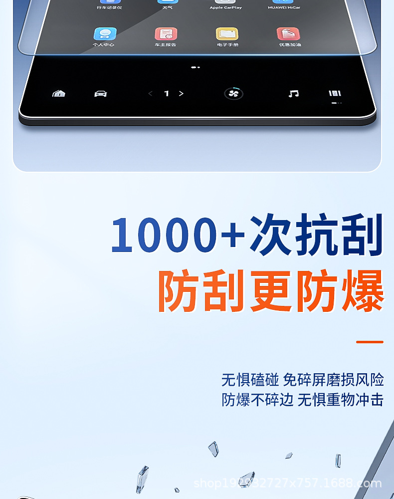 Suitable for 25 Audi A5L Central Control Screen Tempered Film Navigation Instrument Display Interior Passenger Protection Film