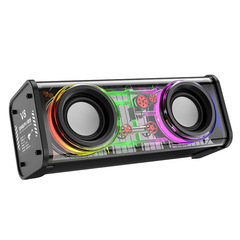 クロスボーダーのブルートゥーススピーカーの透明な機甲工業の風はカラフルです。