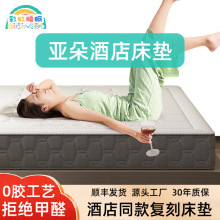 亞朵酒店席夢思乳膠床墊家用卧室軟墊記憶棉立彈簧舒適床墊