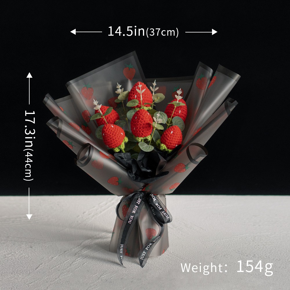 Bouquet de fresas rojas