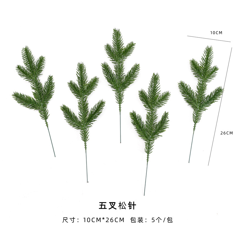 Nuevo árbol de Navidad de pinos hechos a mano DIY material de decoración floral materiales floristas al por mayor