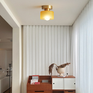 Middle Ancient Corridor Light Hall Entrance Entrance Entrance Entrance Balcony Cloakroom Study Light All Copper Glass Ceiling Light