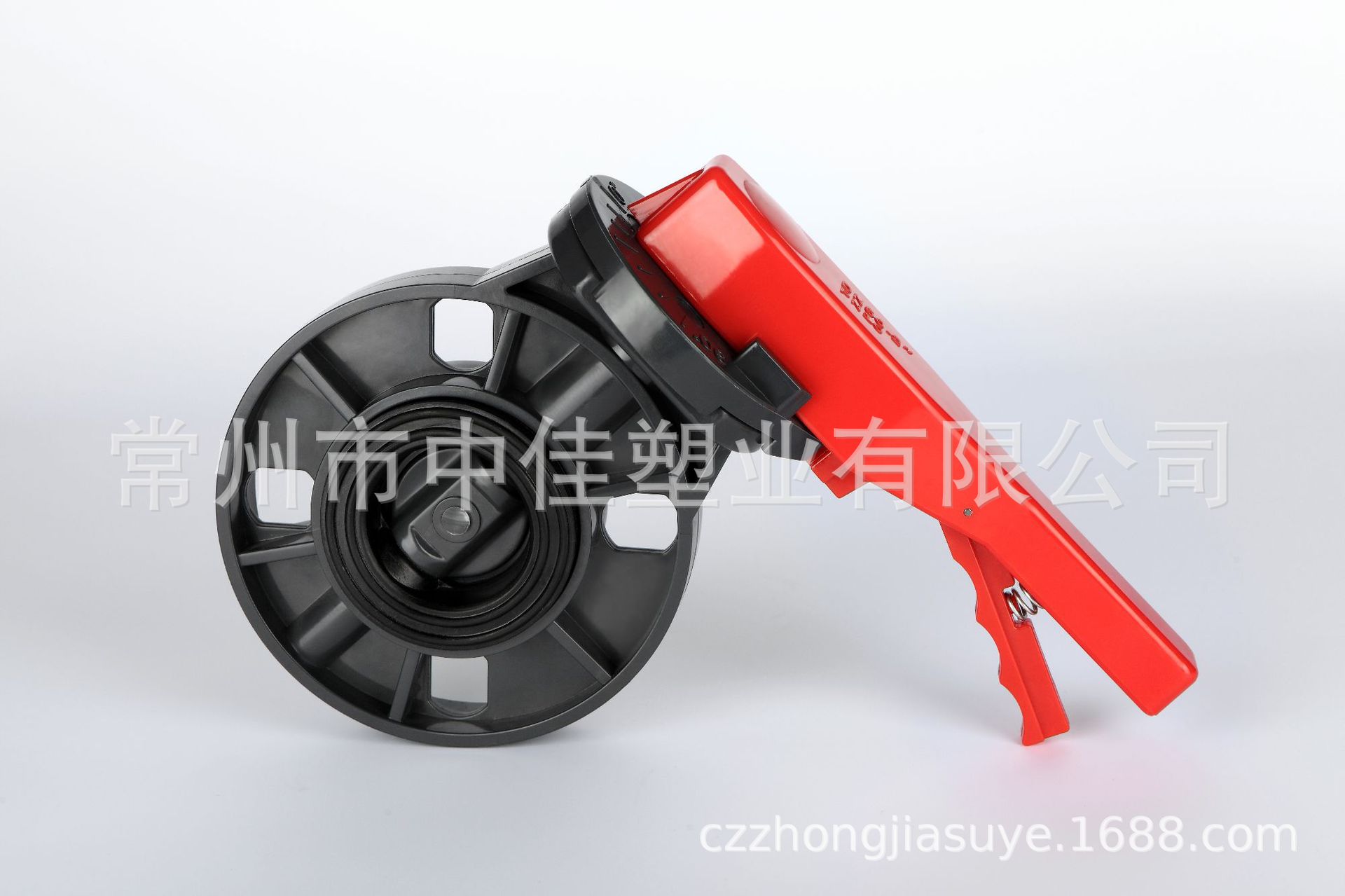 pvc-u手柄蝶阀　全塑对夹式手柄蝶阀　涡轮蝶阀　化工蝶阀