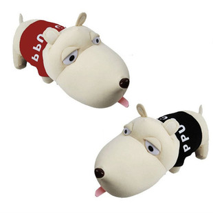 Cartoon bamboo charcoal dog for long mouth dog car deodorization activity bamboo charcoal bag car accessories car ornaments