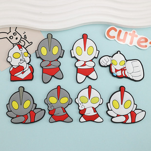Cartoon Ultraman Soft Adhesive Patch diy Phone Case Driver's License Car Accessories Storage Box Refrigerator Sticker Beauty Products