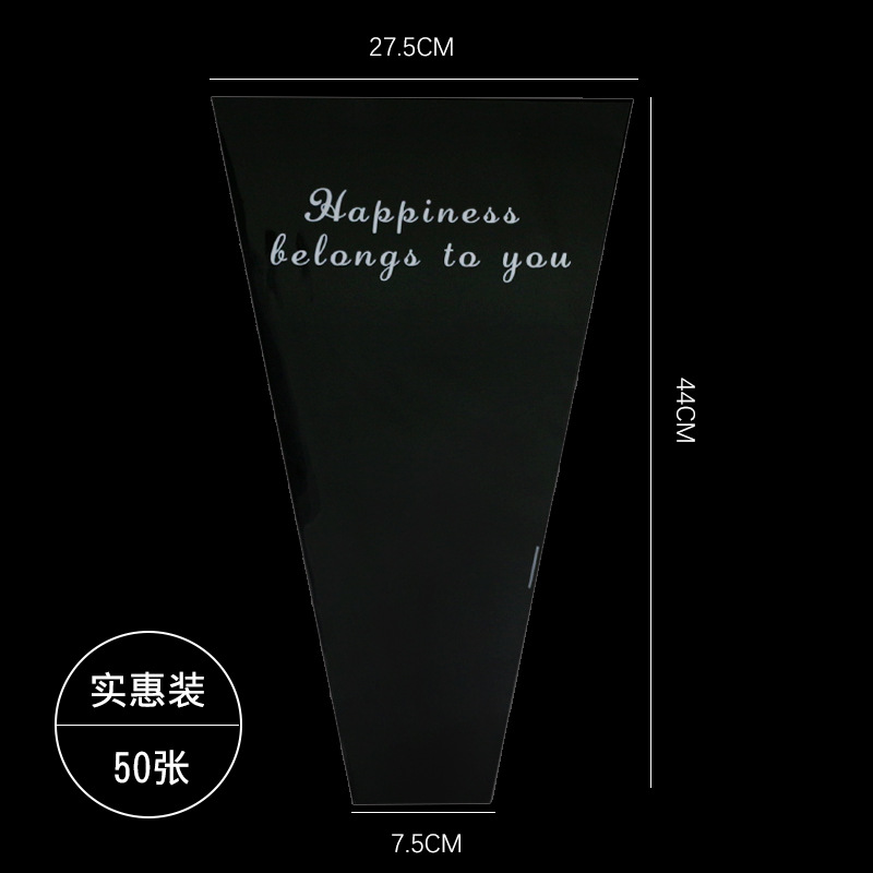 Roland transparente engrosada multi-bolsa única Bolsa De Rosa simple y elegante bolsa de flores de moda 6S de espesor 50