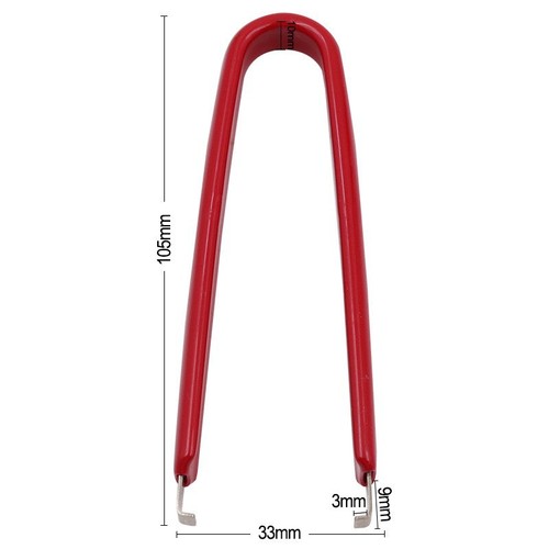 Direct plug-in embedded simple U-shaped IC puller IC clip welding screwdriver chip component clip extraction tweezers