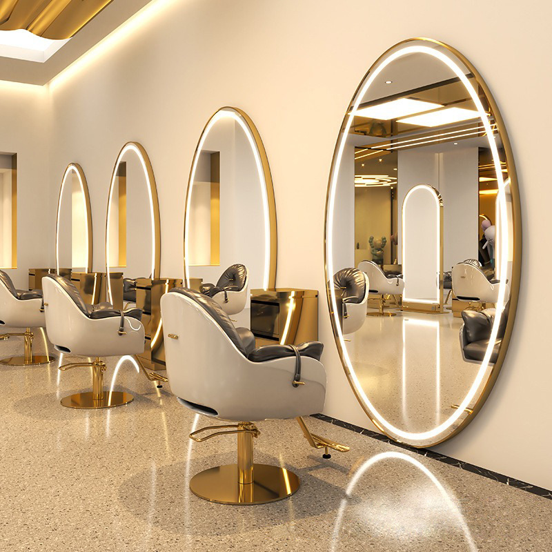 Espejo de Barbería con Luz LED de Metal Con Luz LED para Peluquería y Barbería image 8