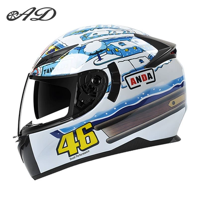 Motosiklet kaskı (dəbilqə) — Four-Season Safety Helmet Led Taillight