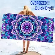 Mandala Beach Towel for Women Men Sand Free Bath Towel Absorbent Quick Dry Soft Lightweight Blanket Travel Camping Mandala Beach Towel for Women Men Sand Free Bath Towel Absorbent Quick Dry Soft Lightweight Blanket Travel Camping