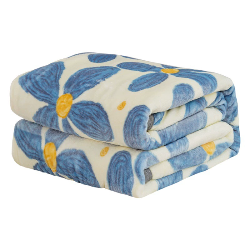 Одеяло для утолщения Молочный бархат Коралловый фланелевый диван одеяло Одеяло для отдыха на обеде