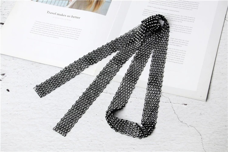 Tie Classification Sexy Shiny Glittery Rhinestone Polyester Unisex Tie