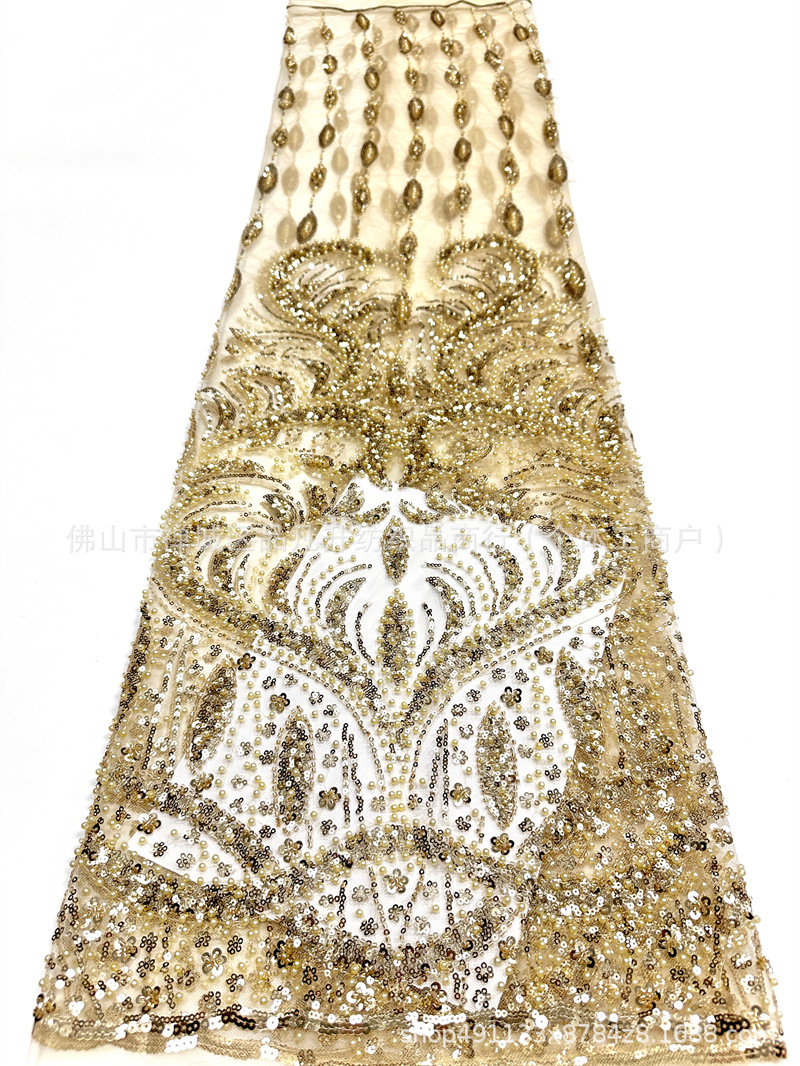 Gaoding moda vestido de boda cena V-collar anfitrión festiva tela de baile tela de cuentas tela de sequilla image 9