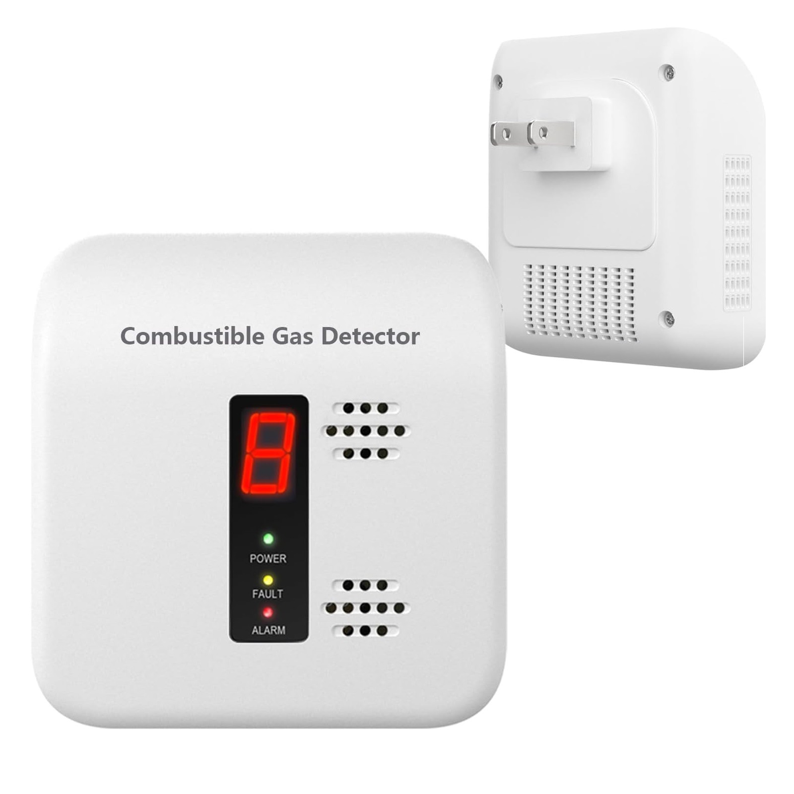 Natural Gas Detector,Y401 Plug-In Gas Leak Detector,Used for Home,Kitchen,