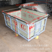 不饱和树脂玻璃方桶印染方桶玻璃钢推布车纺织染整推布车