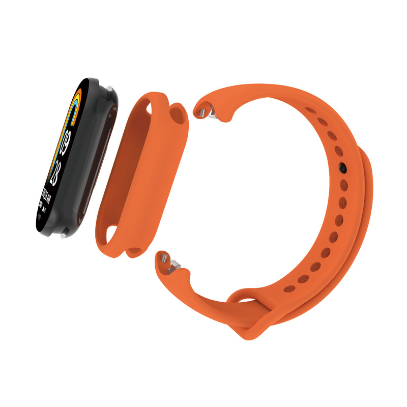 Xiaomi Mi Band 8/9/9/10 セラミック時計保護ケースシリコン落下防止耐摩耗性保護カバーシンプルで純粋|undefined