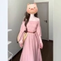 显瘦气质秋季长袖连衣裙