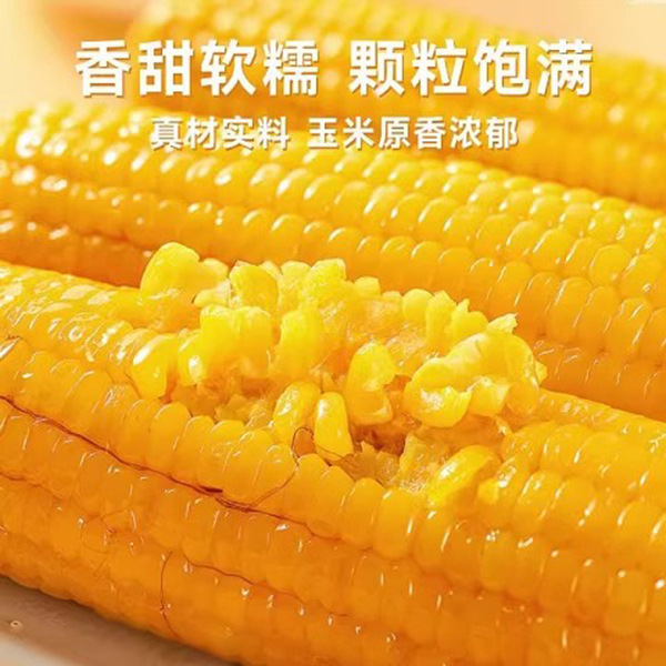 【代发】东北黄糯玉米粗粮苞米新鲜即食代餐大棒甜糯玉米真空包装|undefined