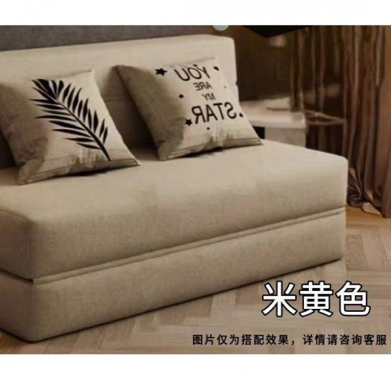 压缩沙发床折叠两用小户型客厅卧室榻榻米出租屋懒人沙发陪护床垫|undefined