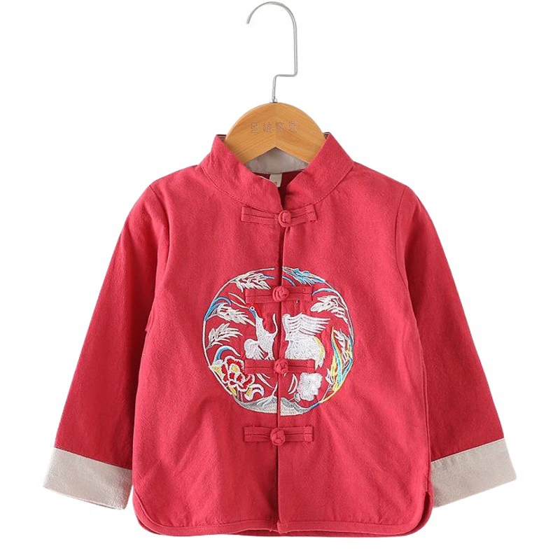 Детская одежда в китайском стиле, топ из хлопка и льна для мальчиков, Весенняя и осенняя одежда для девочек, детская школьная одежда для детей, школьная одежда для детей, детская одежда для детей