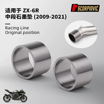 Zx6R Exhaust Pipe Interface Motorcycle exhaust pipe