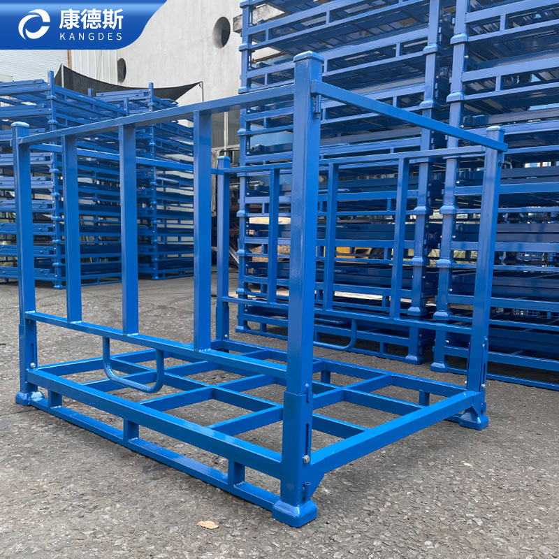 重型積み上げ鋼架タイヤ保管冷凍庫資材倉庫棚折り畳み可能な反物生地積み上げ鋼架|undefined