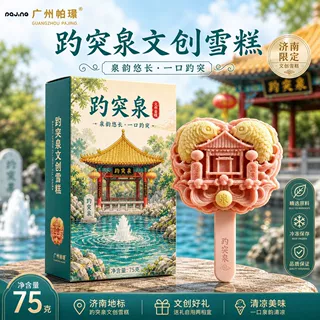 趵突泉济南限定文创雪糕定制冰激凌冰淇淋老冰棍混批发小批量起订