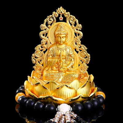 Car ornaments: perfume seat car interior wholesale - 1010125-xianglong-guanyin-black-pearl