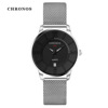 亚马逊热销CHRONOS柯罗诺斯手表男 时尚休闲手表日历腕表石英手表|ms