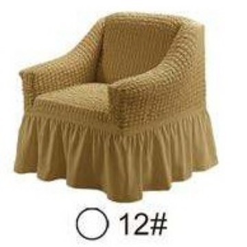 Cubresofá Seersucker universal, de poliéster elástico con falda, decoración para todas las estaciones, venta directa de fábrica.
