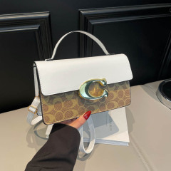 厂家批发包包女2025新款时尚印花小方包斜挎包手拎跨境bags