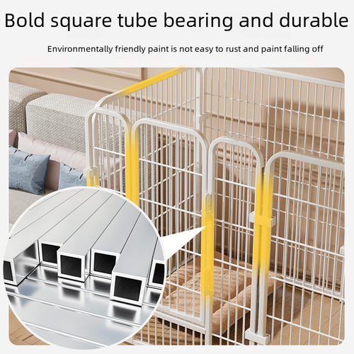 Dog Crate, Dog Fence, Indoor/Outdoor Small/Medium/Large Dog Pet Barrier Free Combination Isolation Training Potty Crate