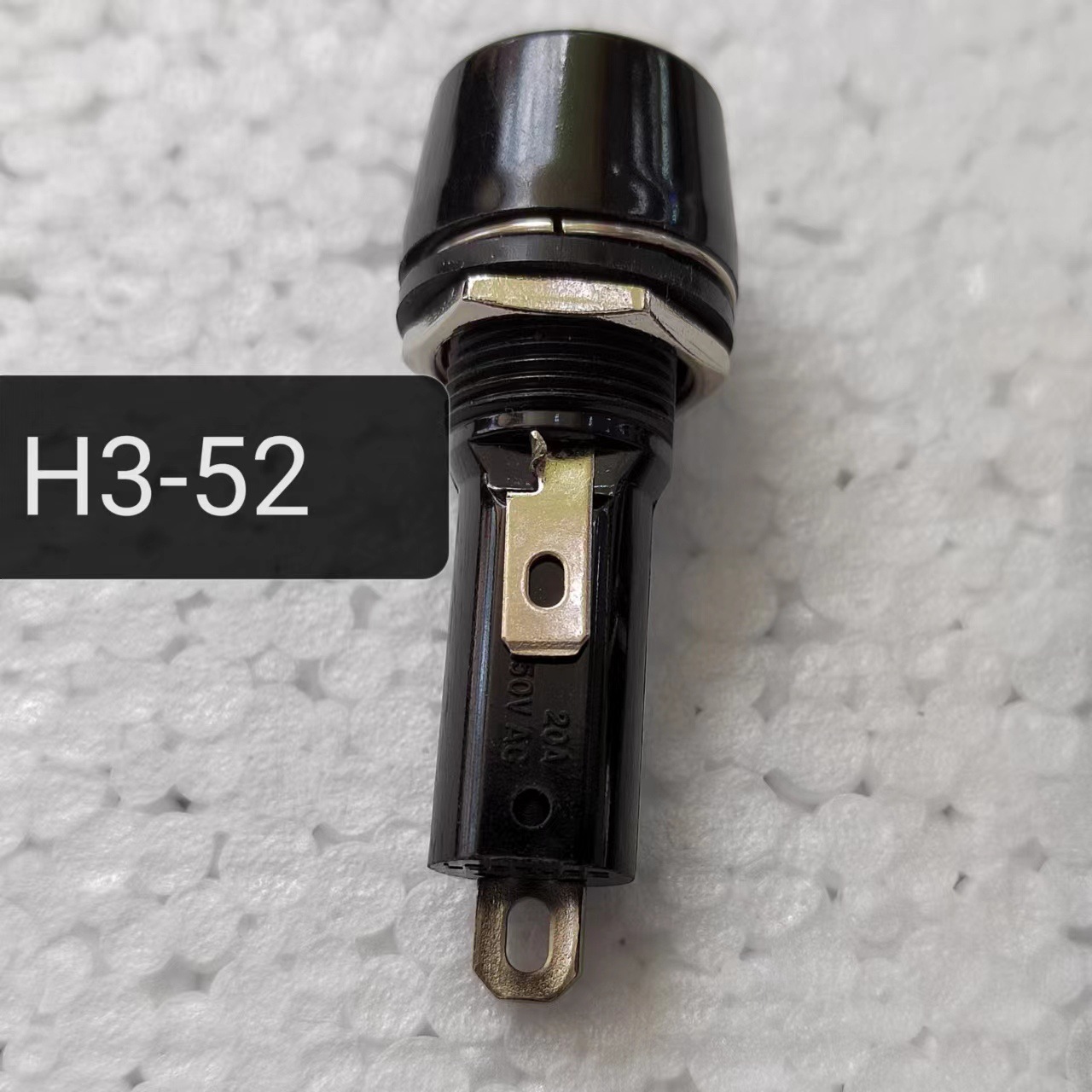 厂家直销带环保认证 H3-52 10A 250V 6*30mm 保险管座子大量现货
