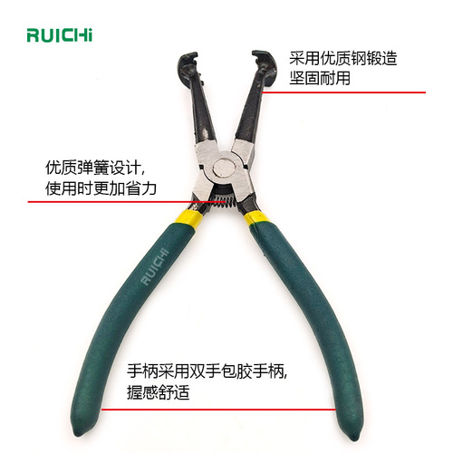 Automotive plastic box piston ring pliers disassembly and assembly set 14-turn manually adjustable piston ring tight hoop piston pliers set