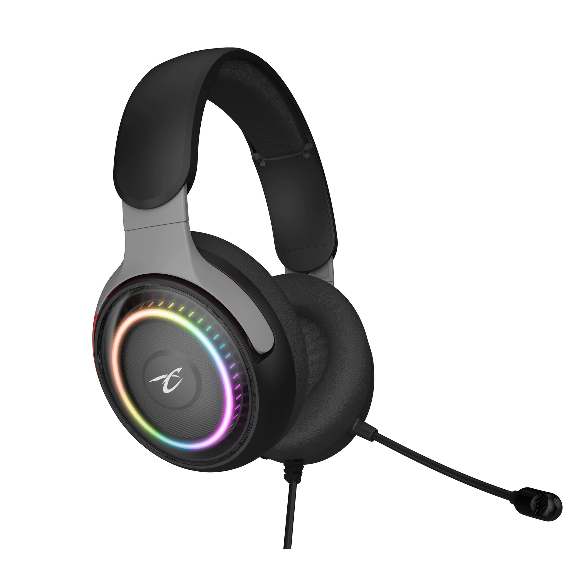 ZHAOCHEN / Zhaochen GL-530 прозрачные игровые наушники с RGB-подсветкой, узорный IP-дизайн, проводные