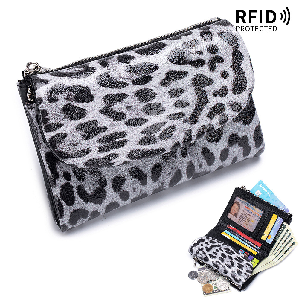 White (leopard print)